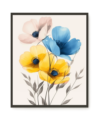 Soft Blooms Canvas Print