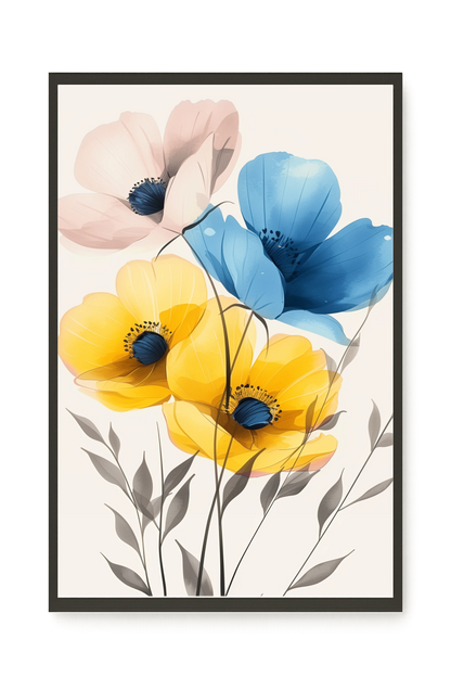 Soft Blooms Canvas Print