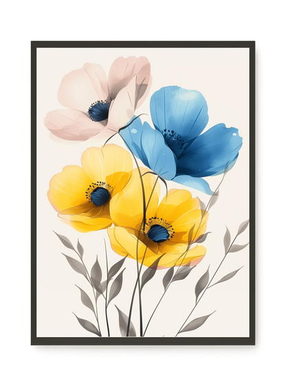 Soft Blooms Canvas Print