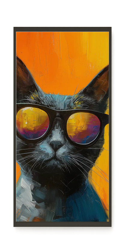 Stylish Cat Canvas Print