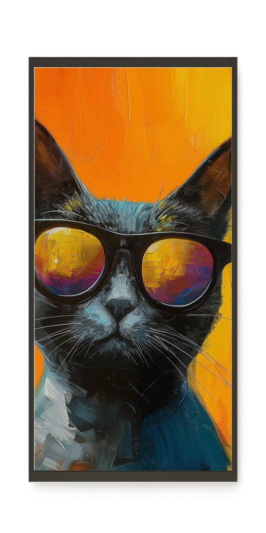 Stylish Cat Canvas Print