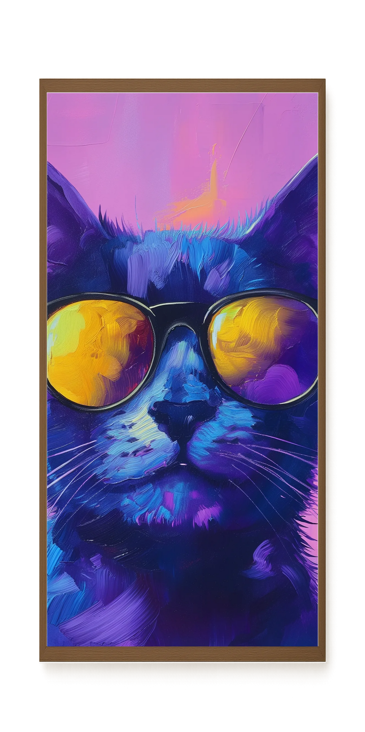 Modern Cat Canvas Wall Art