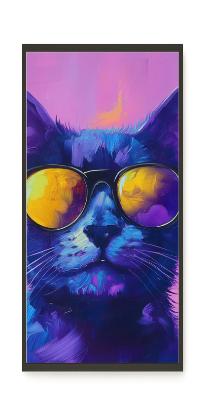 Modern Cat Canvas Wall Art