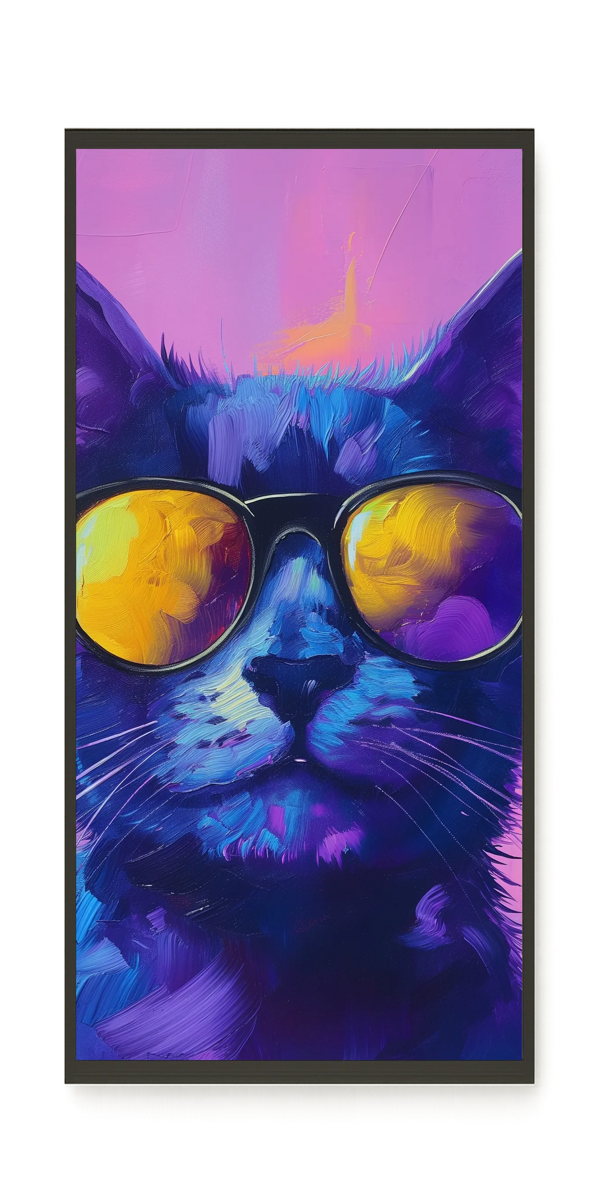 Modern Cat Canvas Wall Art