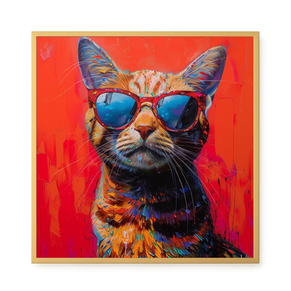 Colorful Cat Canvas Print