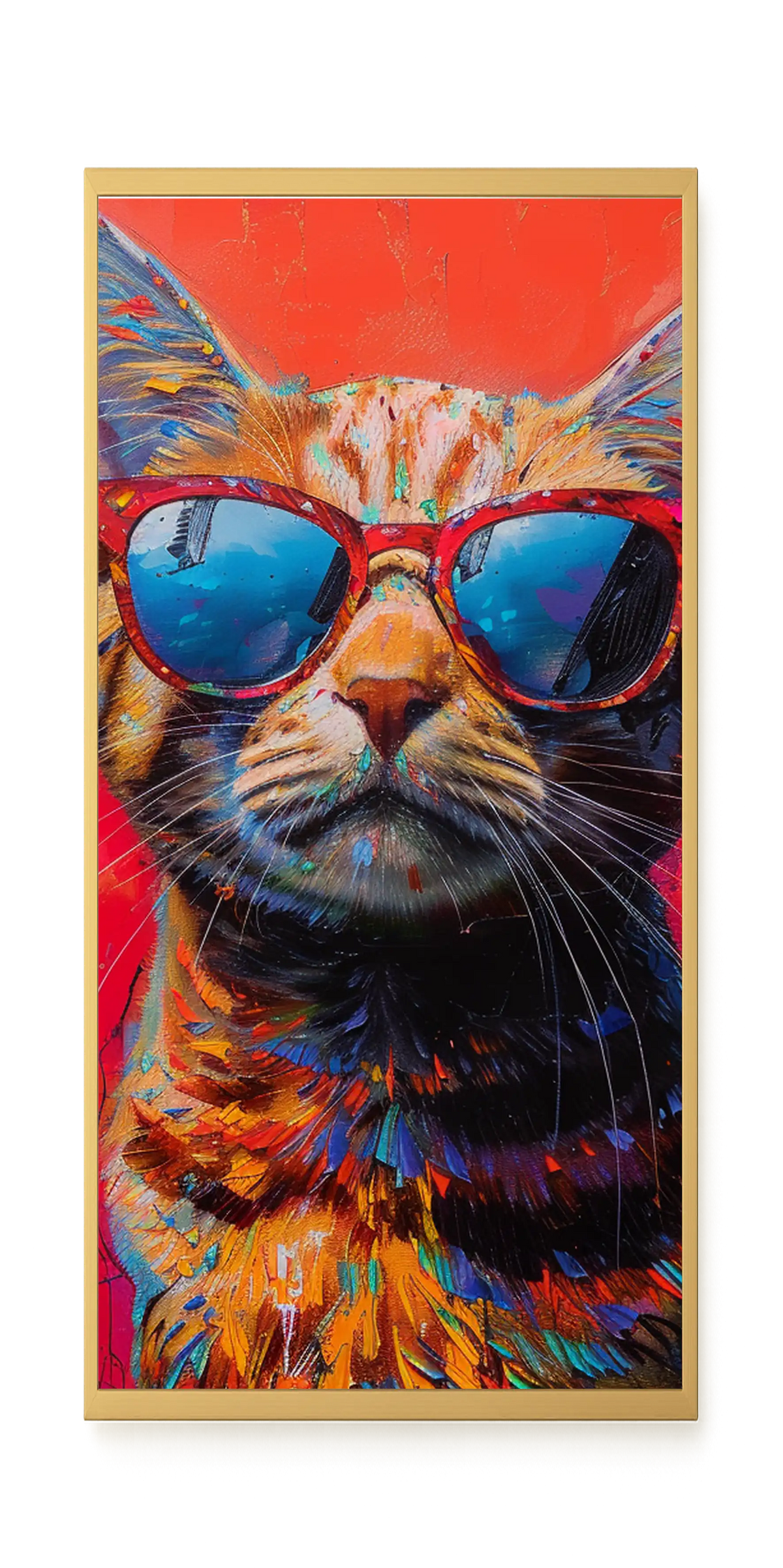 Colorful Cat Canvas Print