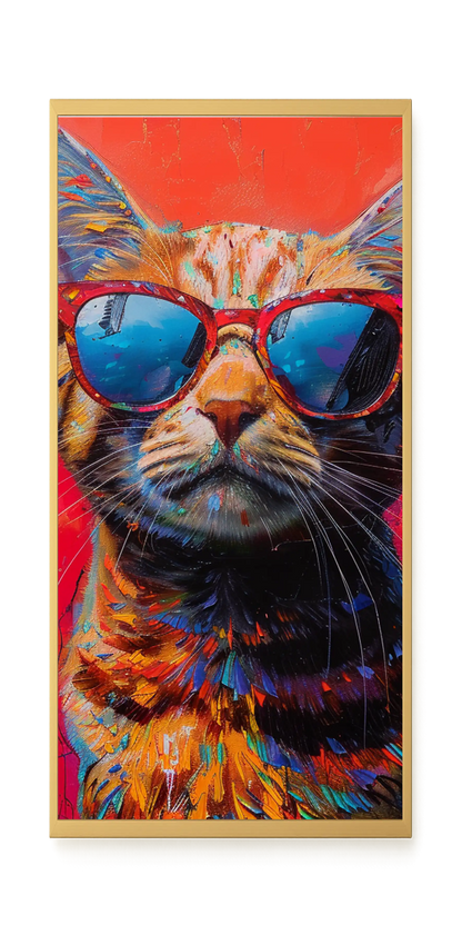 Colorful Cat Canvas Print