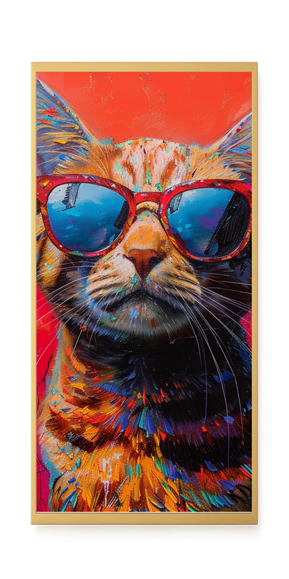 Colorful Cat Canvas Print