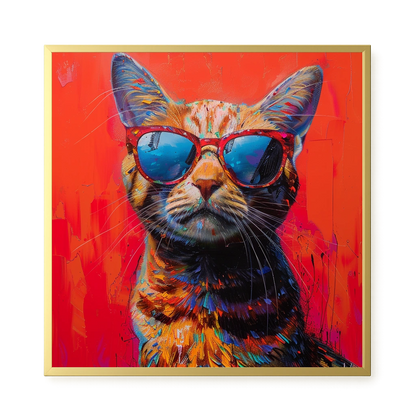 Colorful Cat Canvas Print