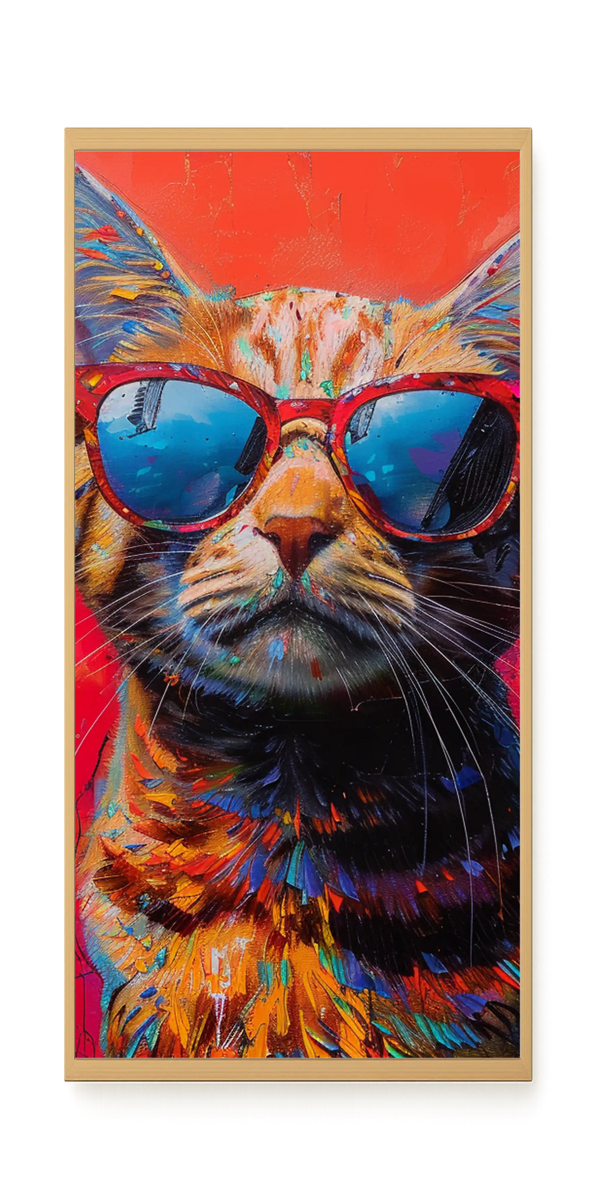 Colorful Cat Canvas Print