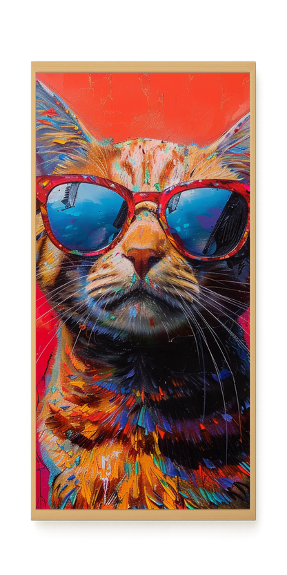 Colorful Cat Canvas Print
