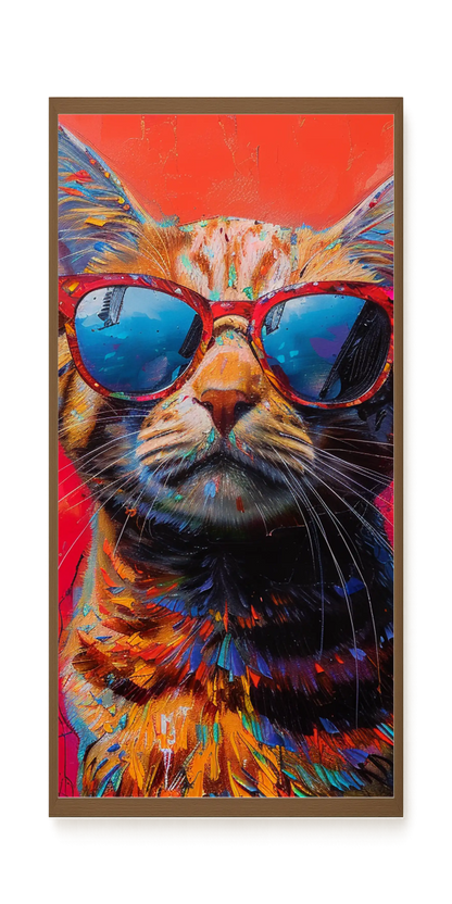 Colorful Cat Canvas Print