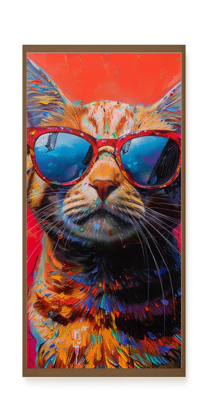 Colorful Cat Canvas Print