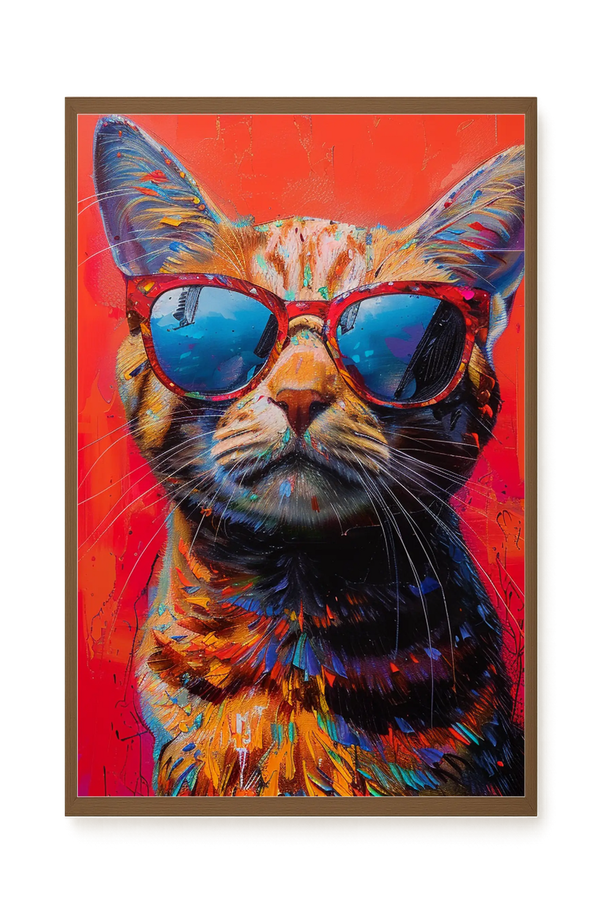 Colorful Cat Canvas Print