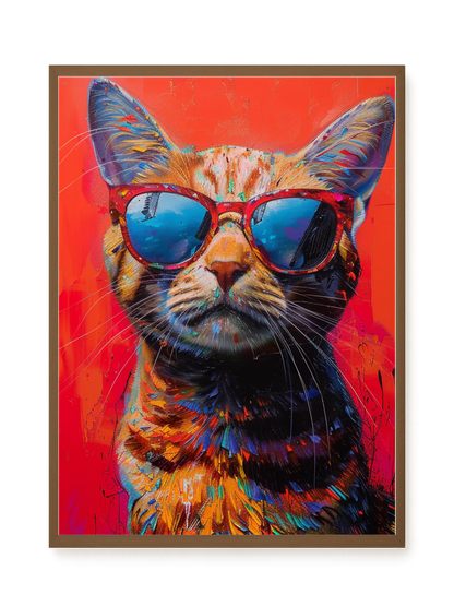 Colorful Cat Canvas Print