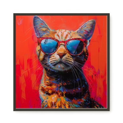 Colorful Cat Canvas Print