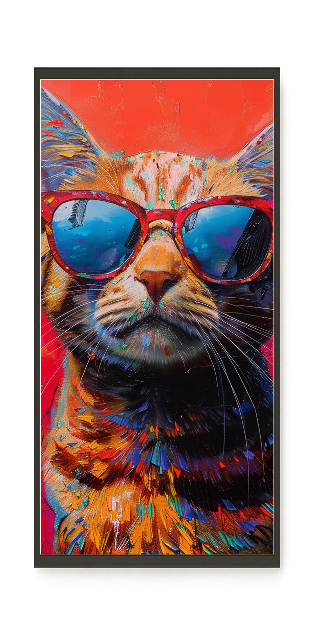 Colorful Cat Canvas Print
