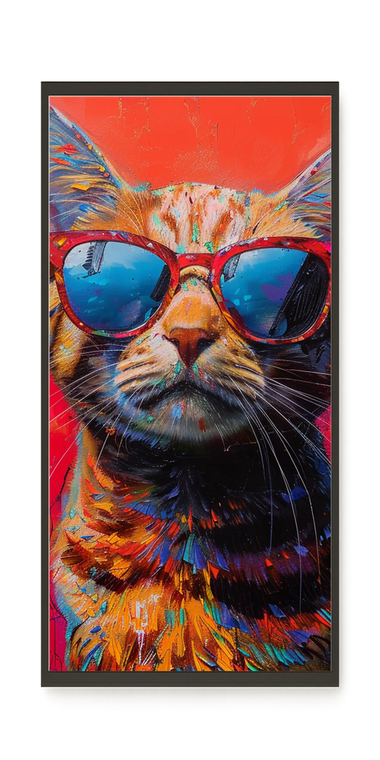 Colorful Cat Canvas Print