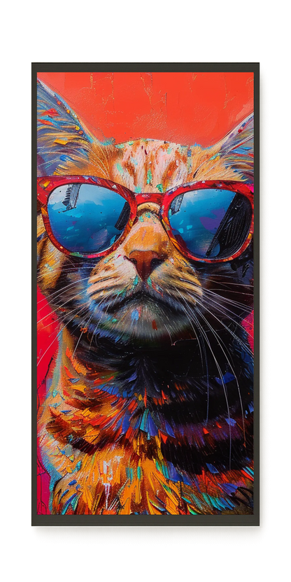 Colorful Cat Canvas Print