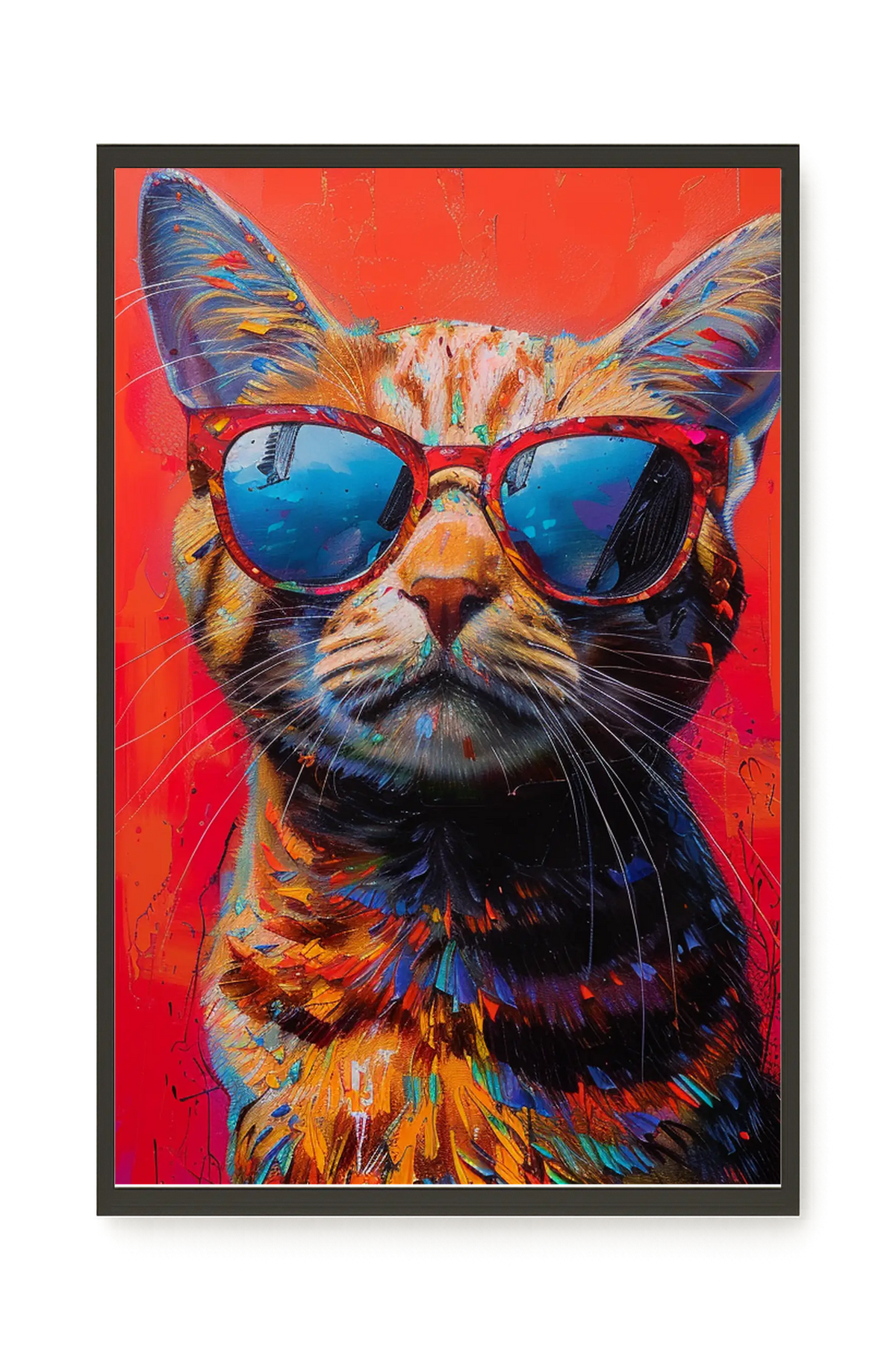 Colorful Cat Canvas Print