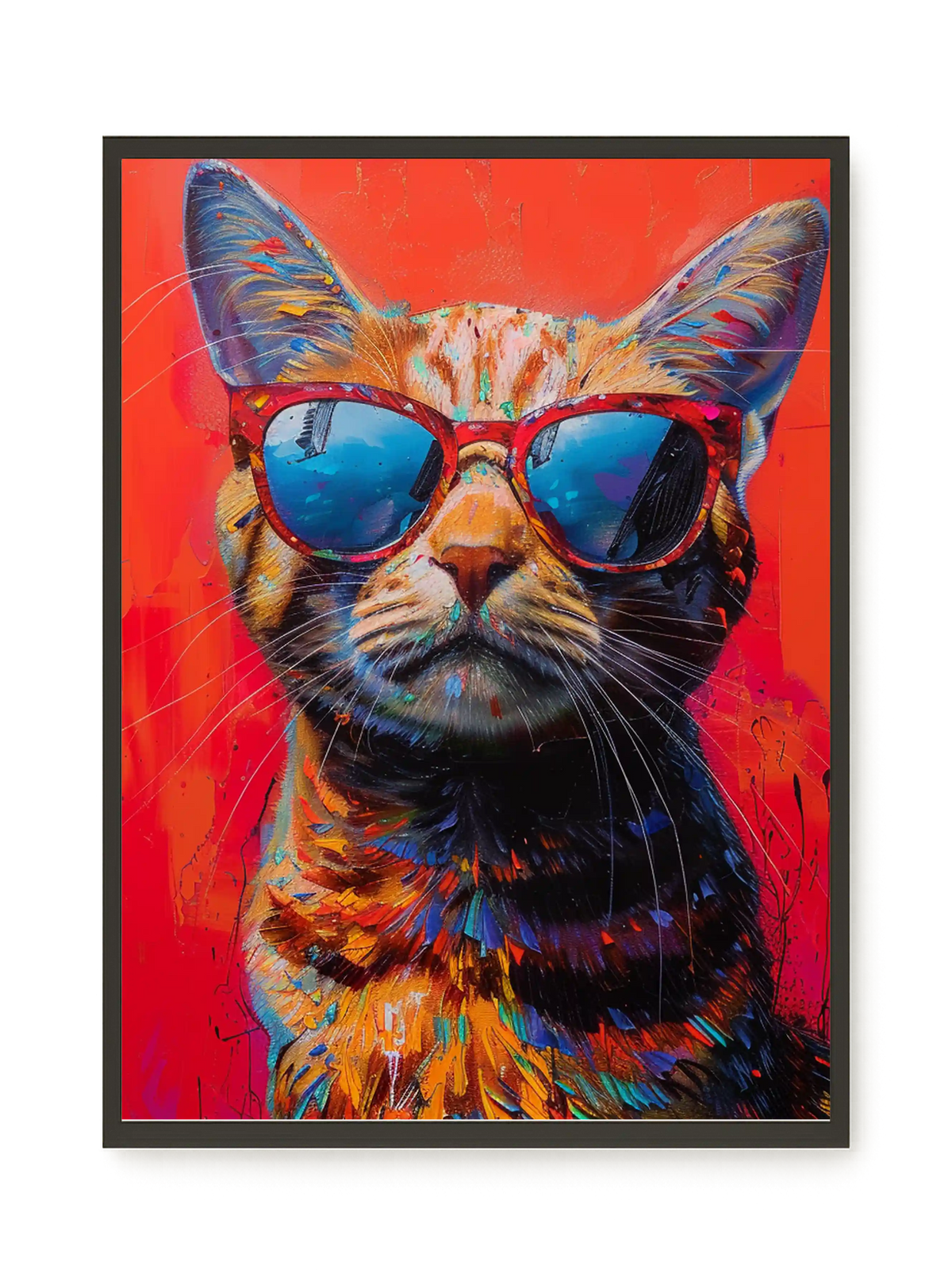 Colorful Cat Canvas Print