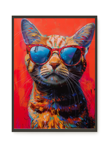 Colorful Cat Canvas Print