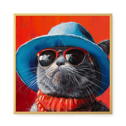 Dark Profile Canvas Print