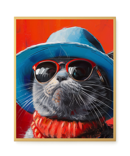 Dark Profile Canvas Print