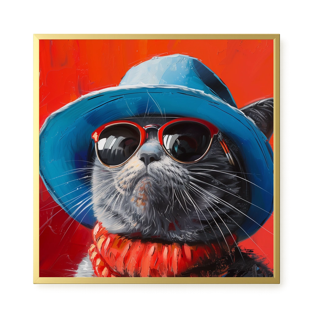 Dark Profile Canvas Print