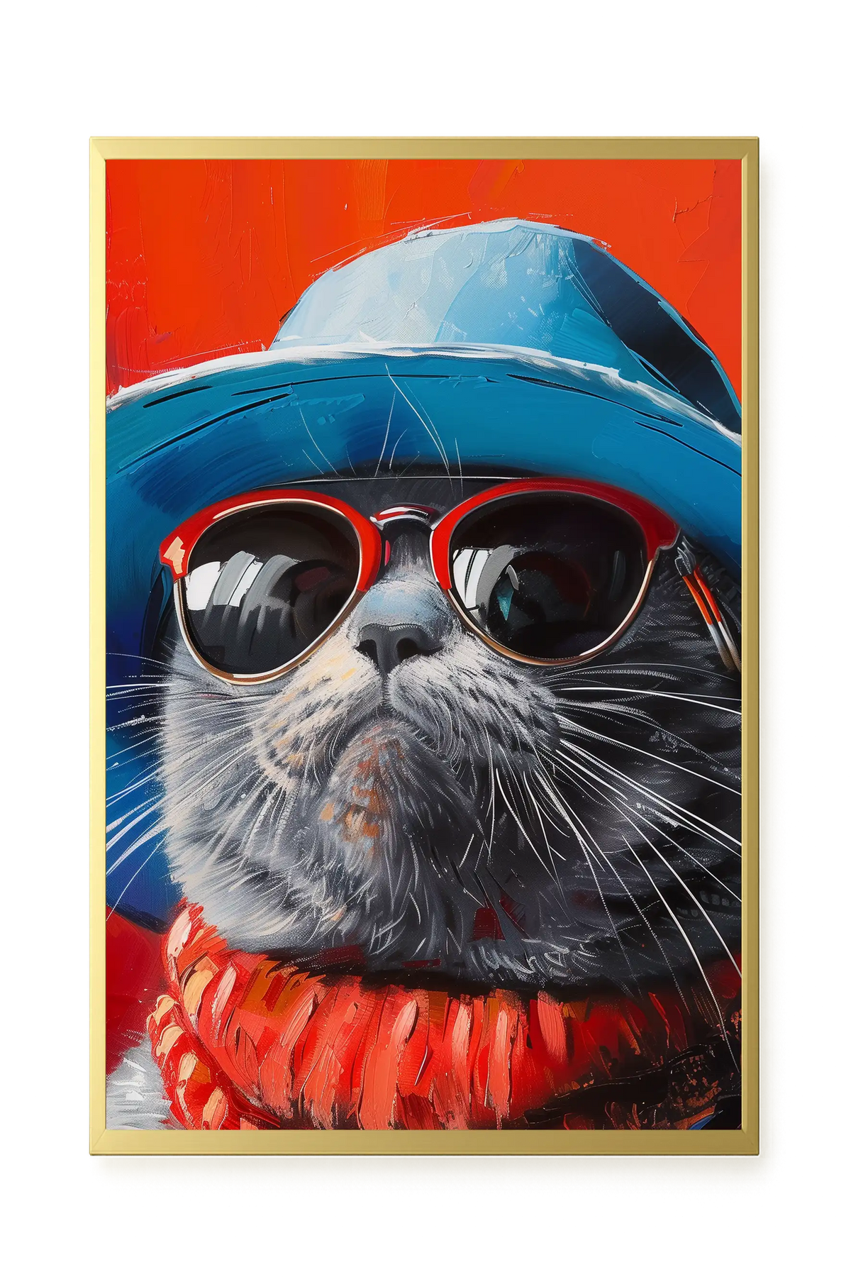 Dark Profile Canvas Print