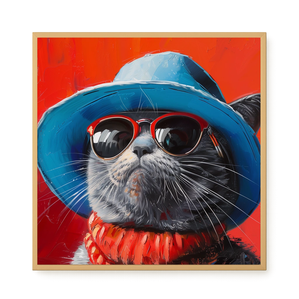 Dark Profile Canvas Print