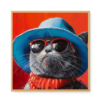 Dark Profile Canvas Print