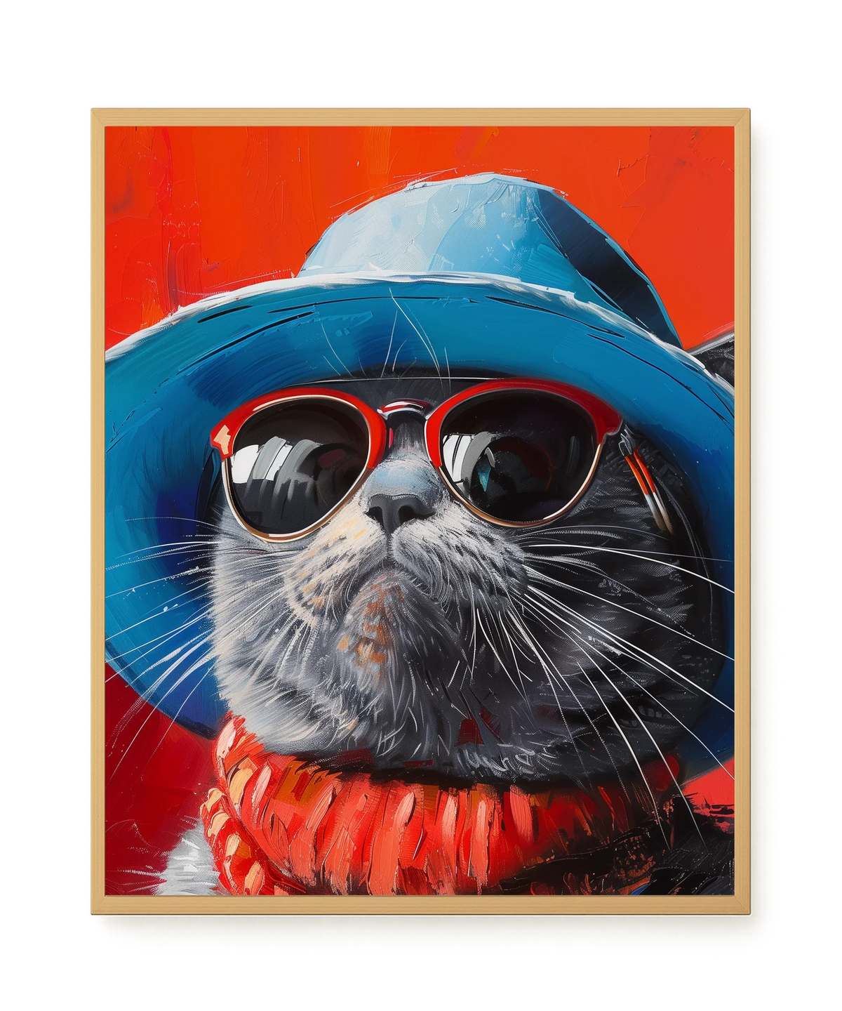 Dark Profile Canvas Print