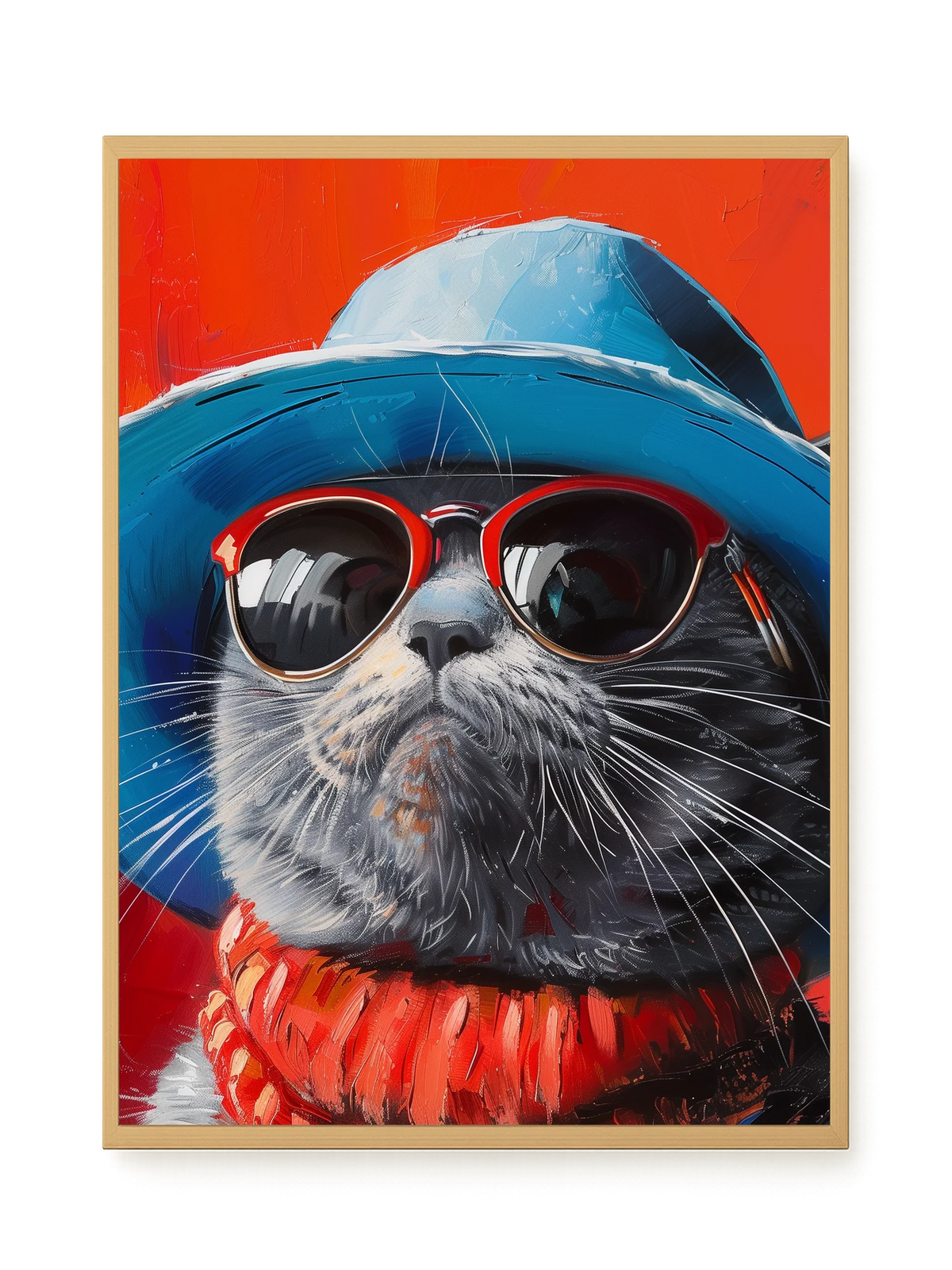 Dark Profile Canvas Print