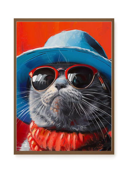 Dark Profile Canvas Print