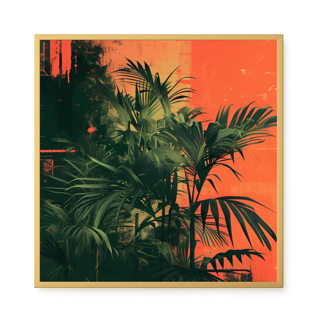 Forest Imprint Canvas Wall Art