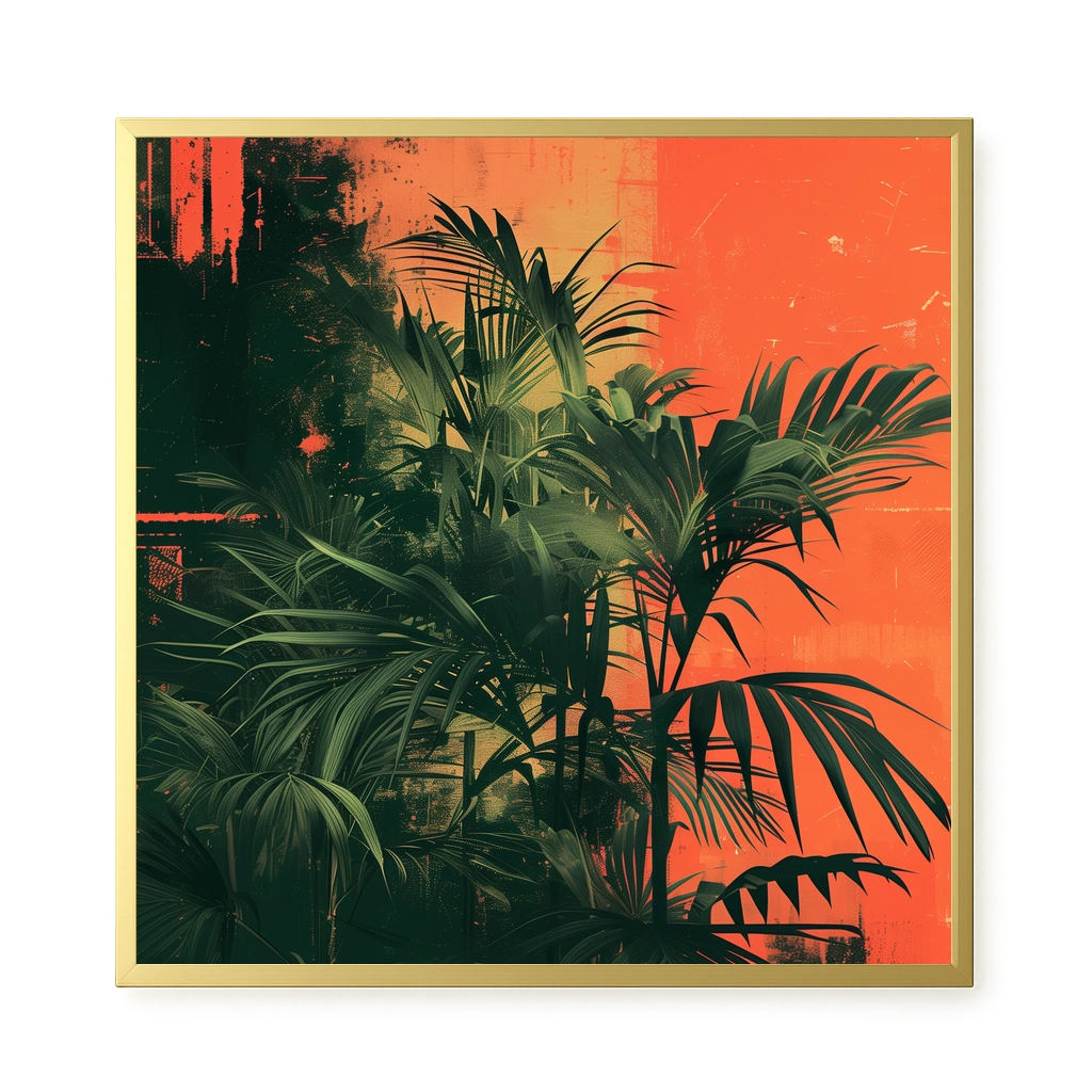 Forest Imprint Canvas Wall Art