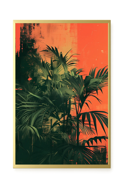 Forest Imprint Canvas Wall Art