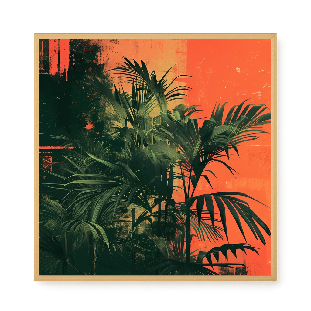 Forest Imprint Canvas Wall Art