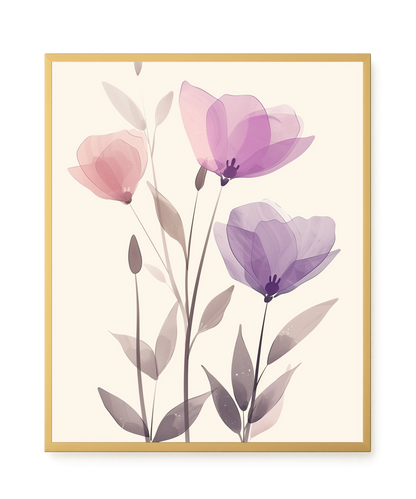 Organic Abstraction Canvas Wall Art