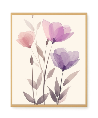 Organic Abstraction Canvas Wall Art
