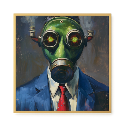 Masked Identity Canvas Wall Art