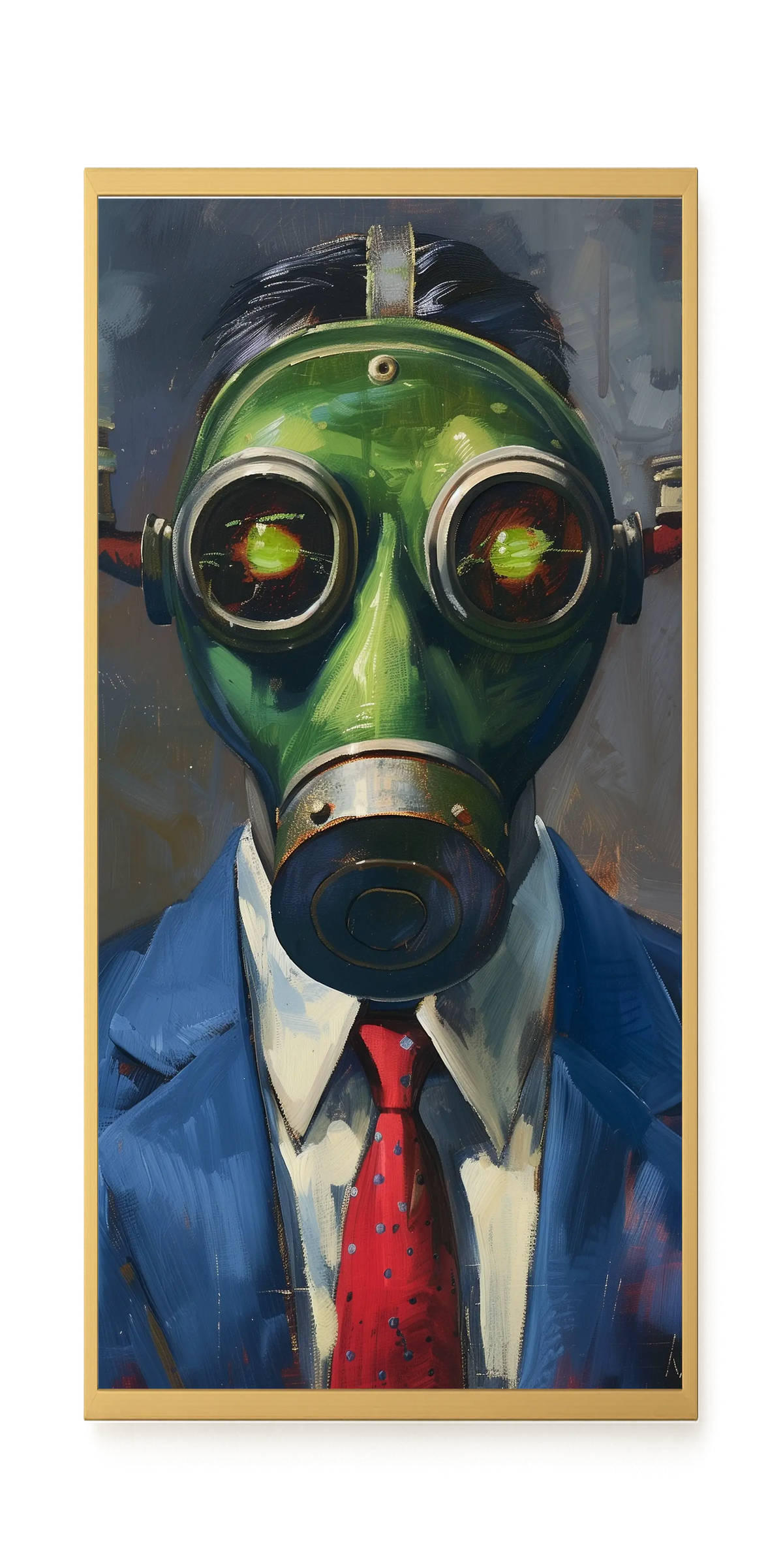 Masked Identity Canvas Wall Art