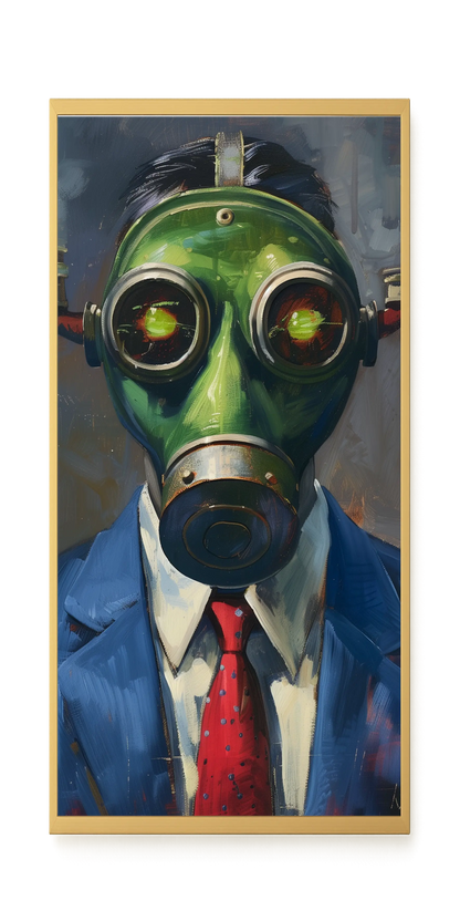 Masked Identity Canvas Wall Art