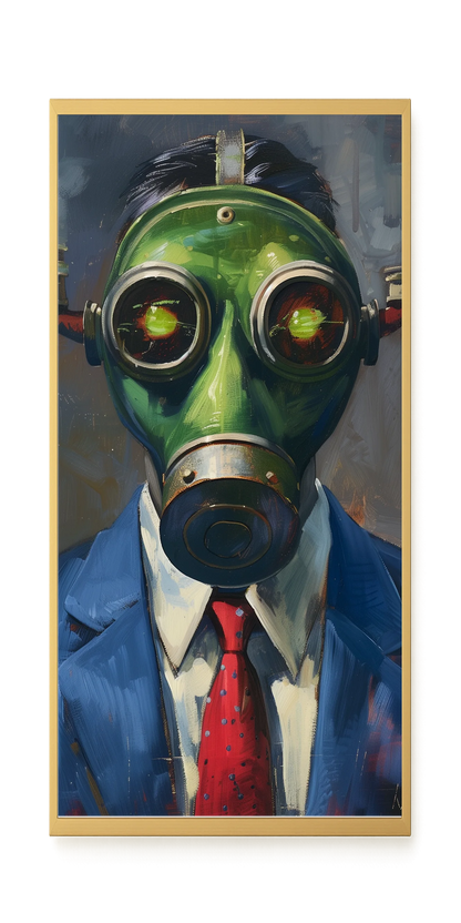 Masked Identity Canvas Wall Art