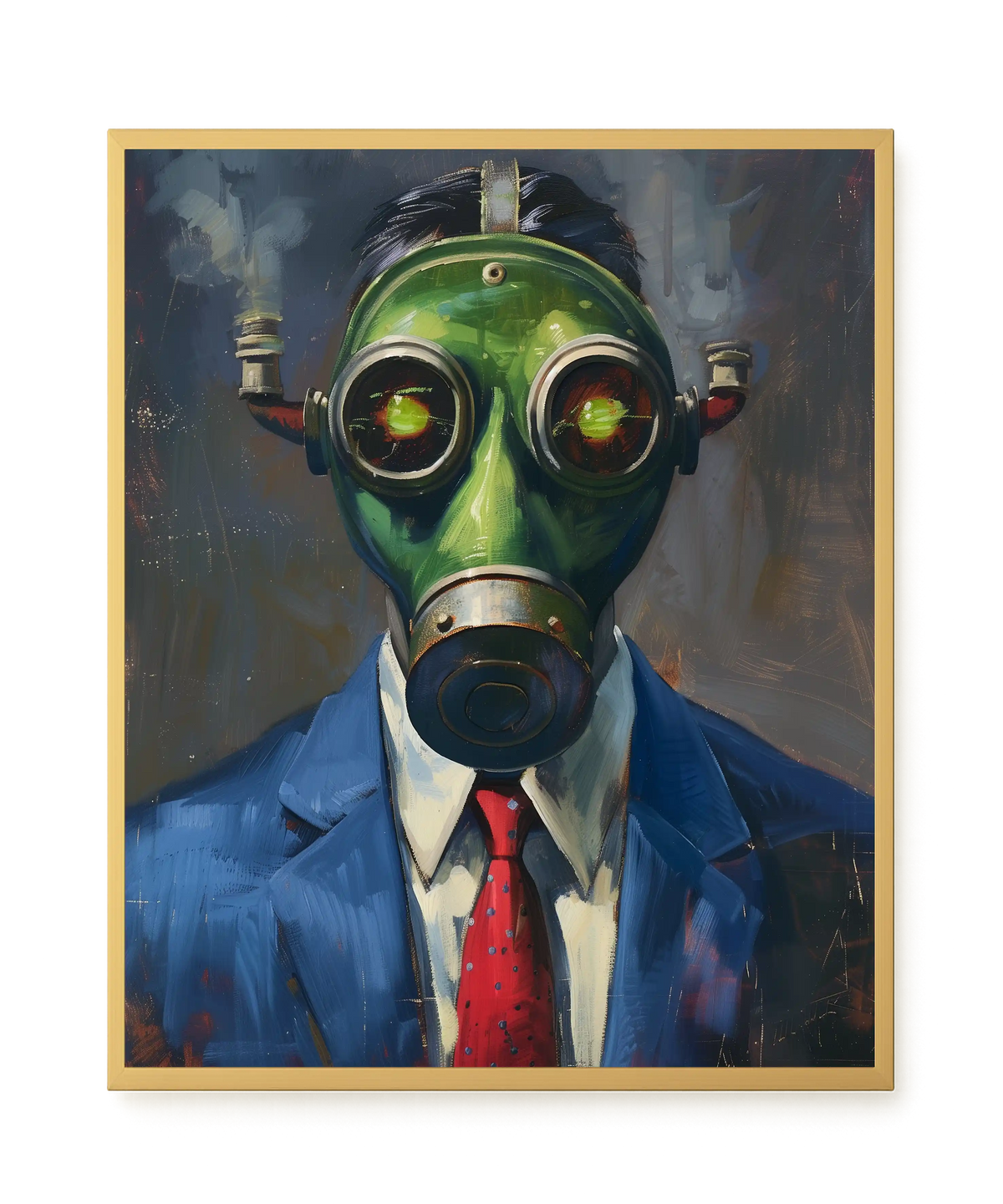 Masked Identity Canvas Wall Art