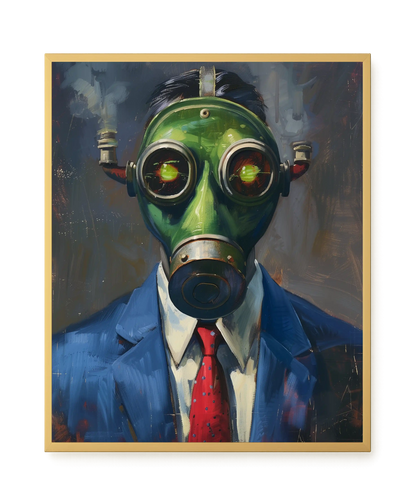 Masked Identity Canvas Wall Art