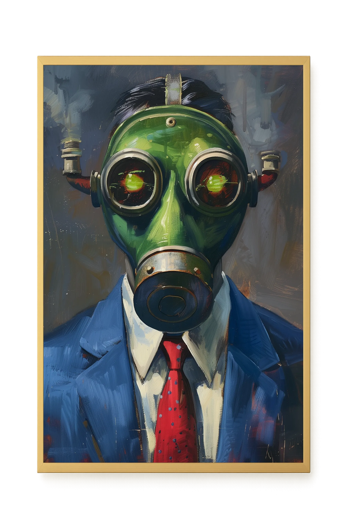 Masked Identity Canvas Wall Art