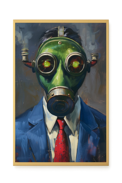 Masked Identity Canvas Wall Art