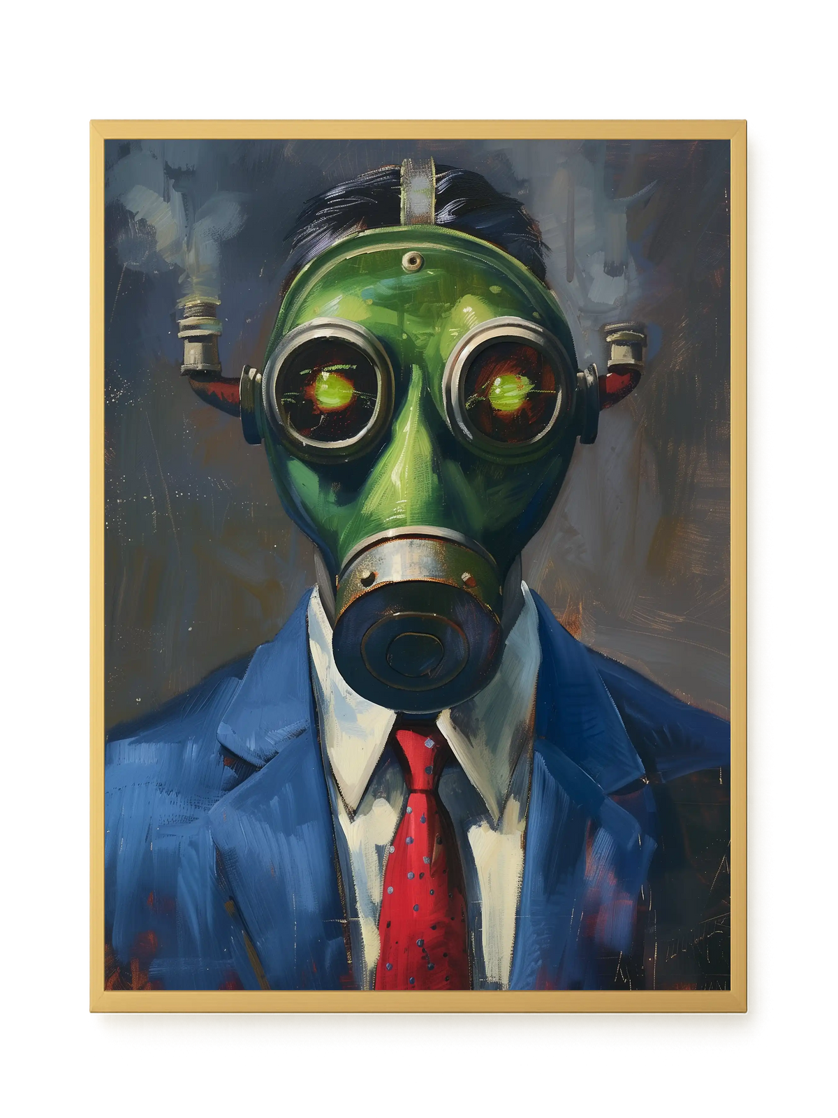 Masked Identity Canvas Wall Art